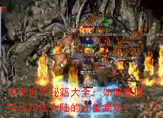 传奇世界秘籍大全:如何掌握征战玛法大陆的必备武功? 传奇世界秘籍大全:如何掌握征战玛法大陆的必备武功?