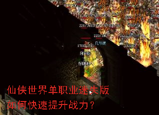 仙侠世界单职业迷失版如何快速提升战力? 仙侠世界单职业迷失版如何快速提升战力?