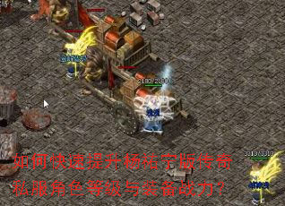 如何快速提升杨祐宁版传奇私服角色等级与装备战力? 如何快速提升杨祐宁版传奇私服角色等级与装备战力?