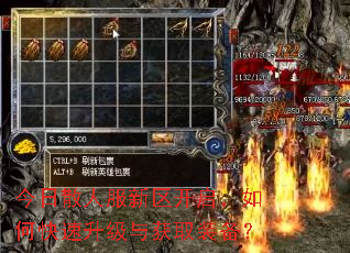 今日散人服新区开启,如何快速升级与获取装备? 今日散人服新区开启,如何快速升级与获取装备?