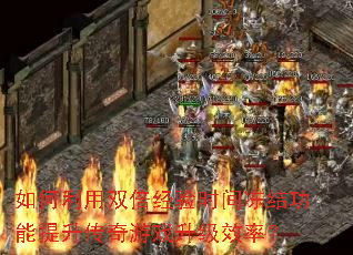 如何利用双倍经验时间冻结功能提升传奇游戏升级效率? 如何利用双倍经验时间冻结功能提升传奇游戏升级效率?